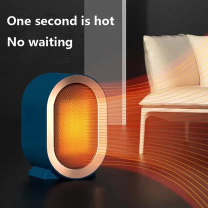 Mini Portable Plug-in Desk Heater, Electric Low Energy Consumption Heater for Home & Office