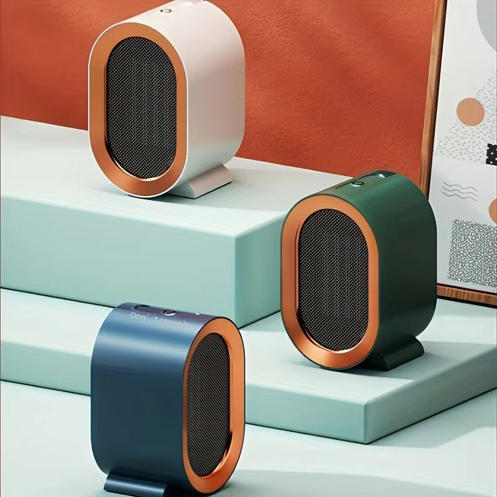 Mini Portable Plug-in Desk Heater, Electric Low Energy Consumption Heater for Home & Office